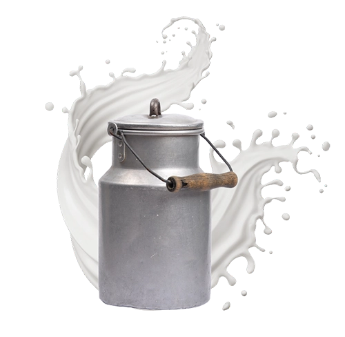 Milk Container Milk Container with Splash of Milk